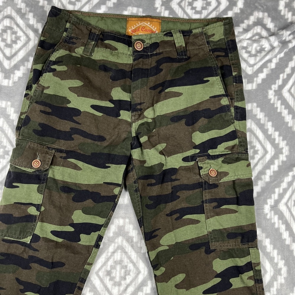 Red Camel Camo Cargo Pants Mens 32x32 Military Hunting Y2K Grunge Skate Gorp